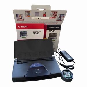 CANON BJC-85 K10190 Bubbl Jet Color Mobile Inkjet Printer WORKS W/original Box